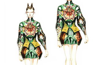 马克笔服装效果图综合技法精品课程 打造专业时尚设计，国庆周末班火热预约